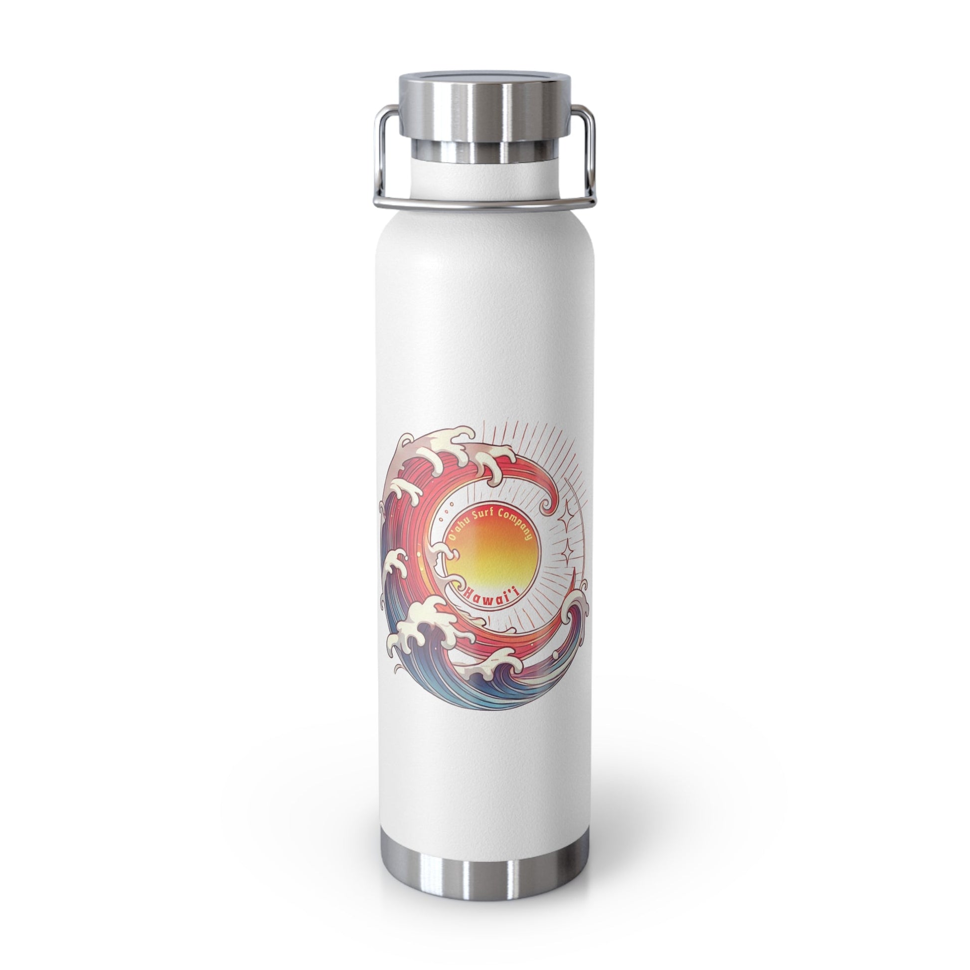 Sun Wave Surf Hawaii Copper Vacuum Insulated Bottle 22oz - O'ahu Surf Company