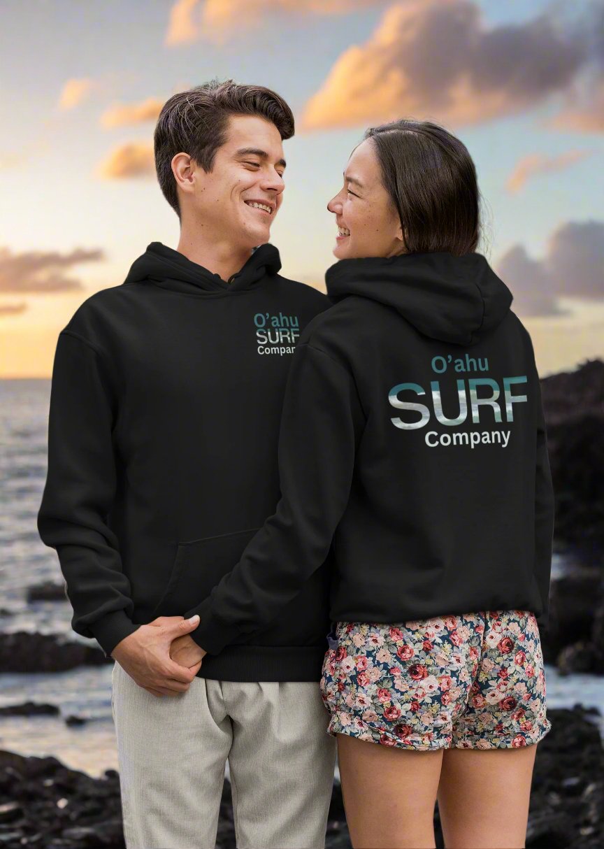 Surf Hoodie - O'ahu Surf Company Hooded Sweatshirt - O'ahu Surf Company