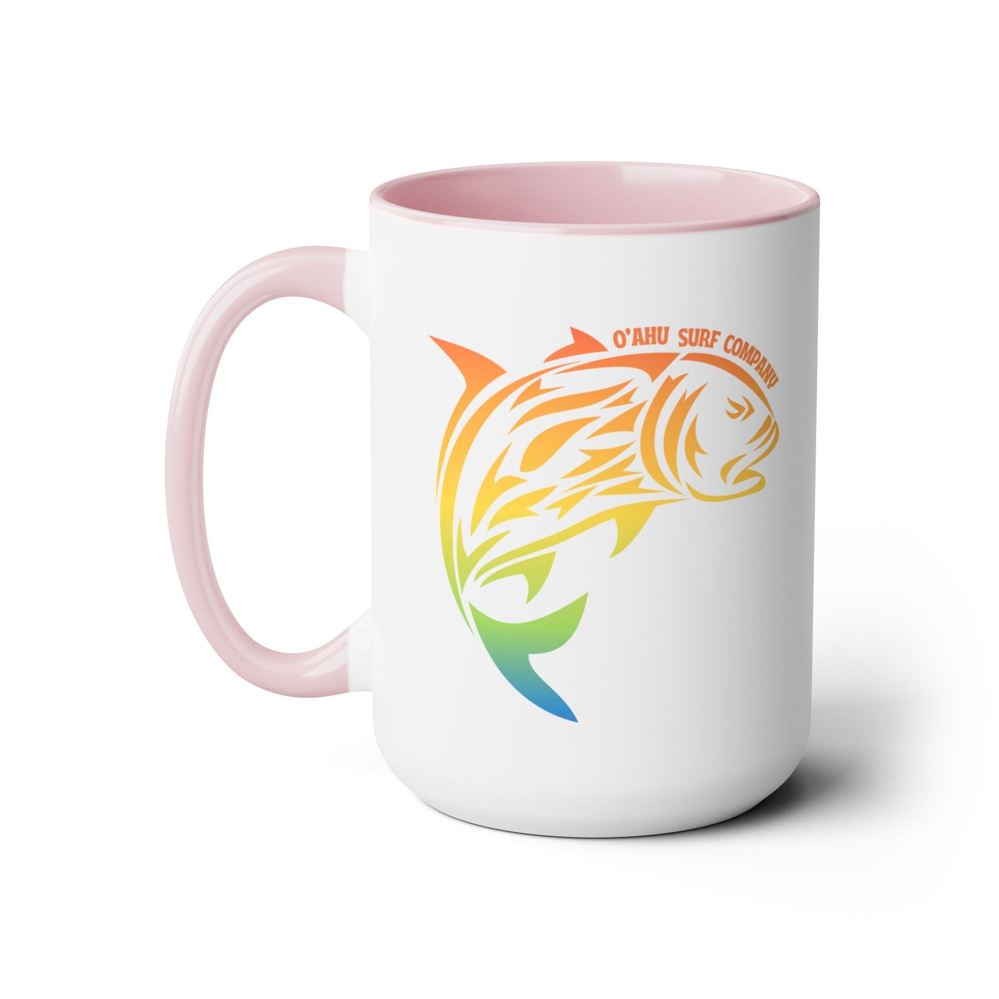 Ulua Fish Oahu Hawaii Two - Tone Coffee Mug - O'ahu Surf Company