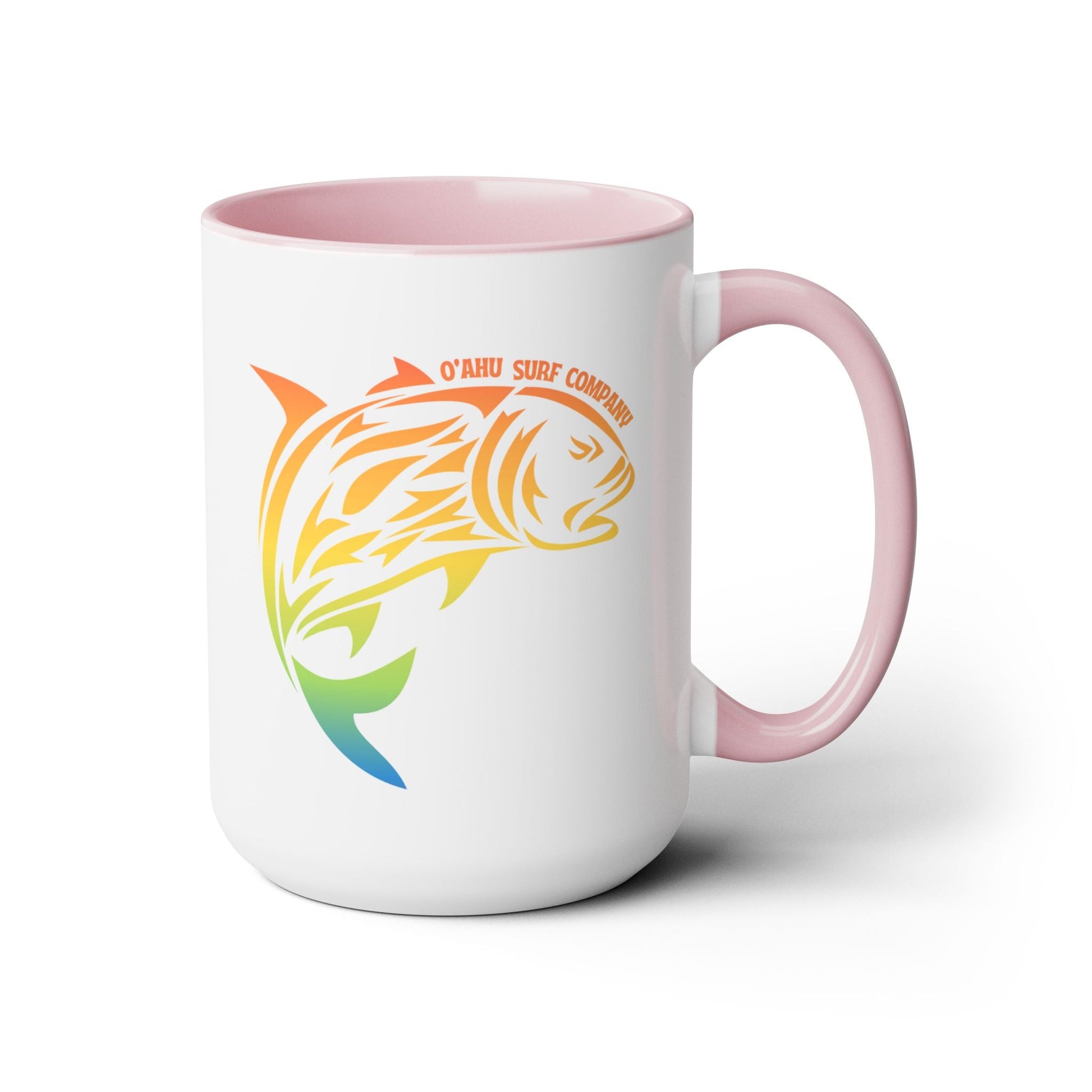 Ulua Fish Oahu Hawaii Two - Tone Coffee Mug - O'ahu Surf Company