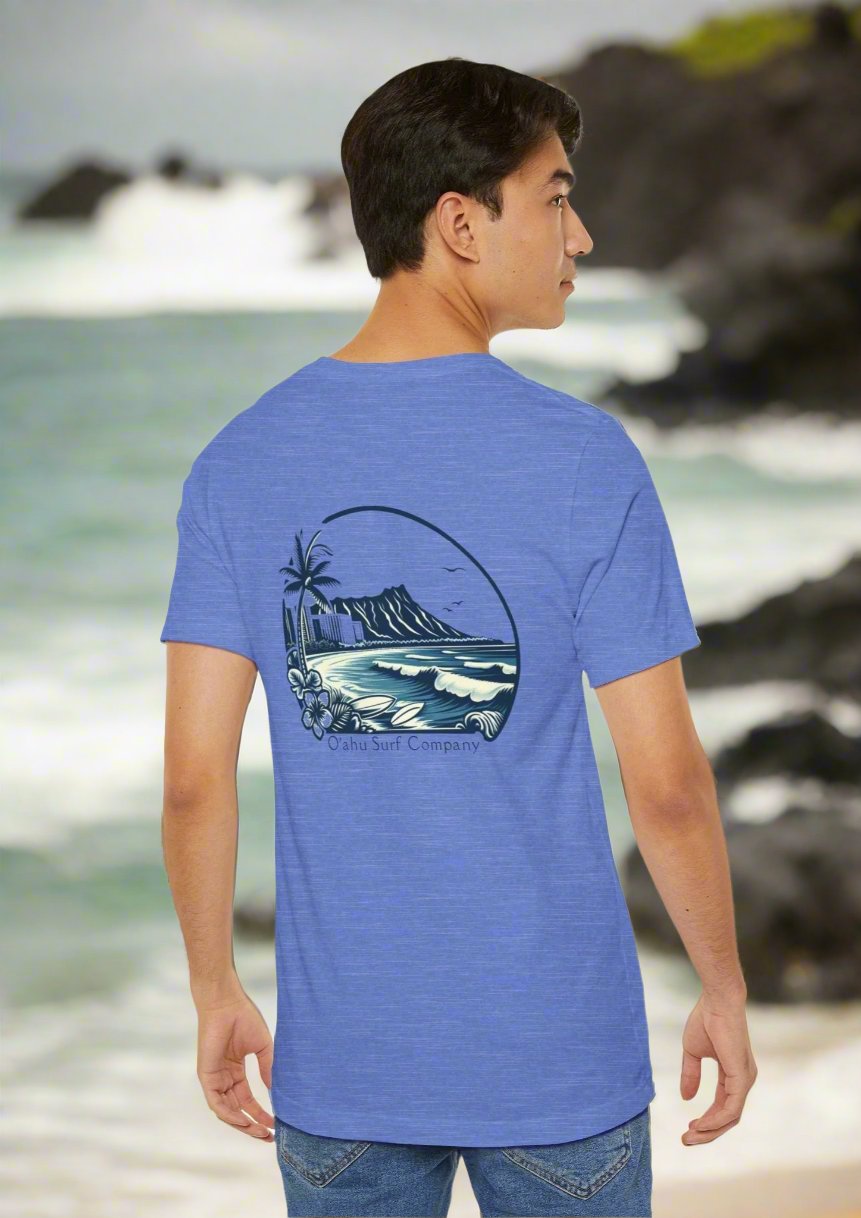 Vintage Waikiki Beach Honolulu Hawaii T-shirt - O'ahu Surf Company