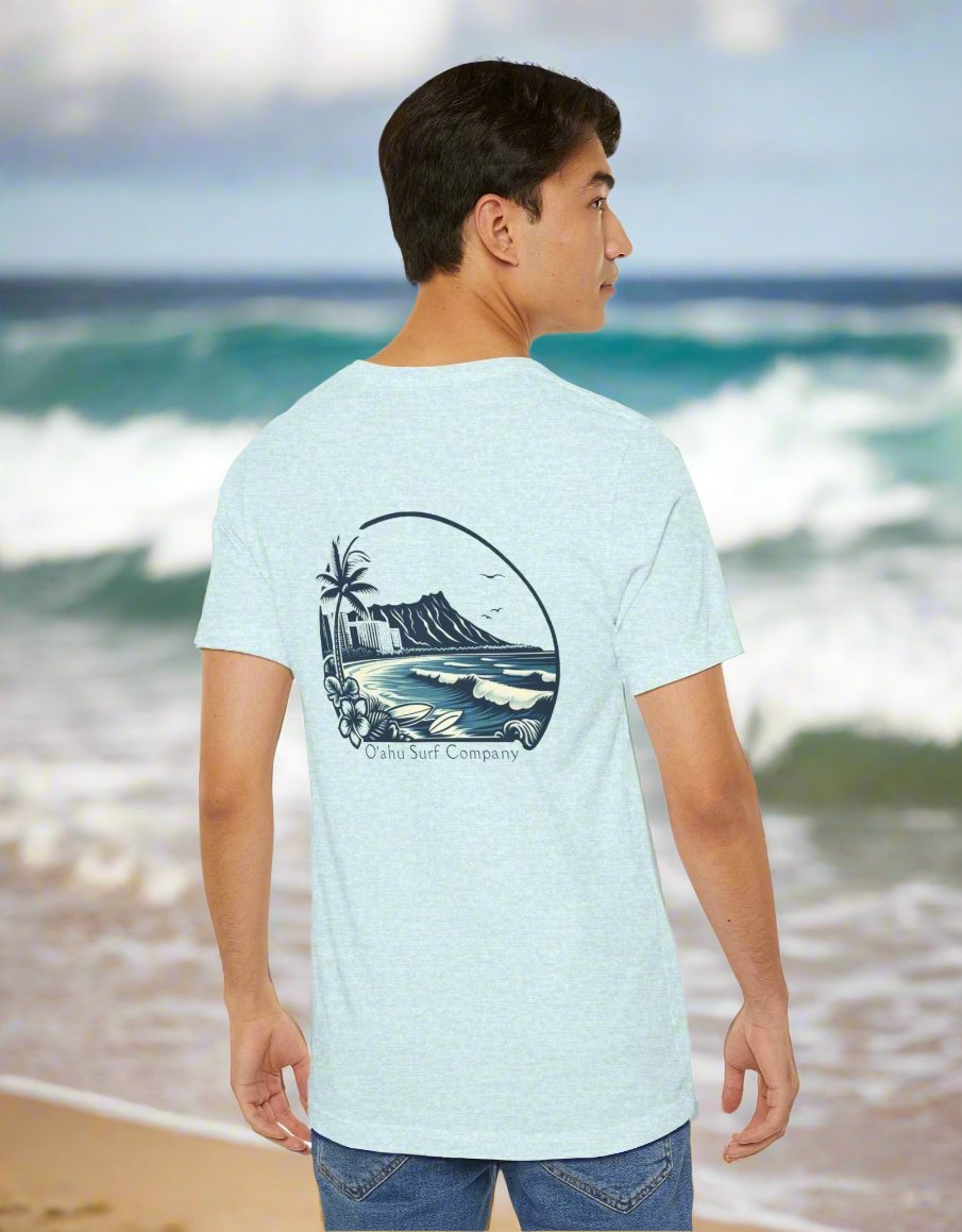 Vintage Waikiki Beach Honolulu Hawaii T-shirt - O'ahu Surf Company