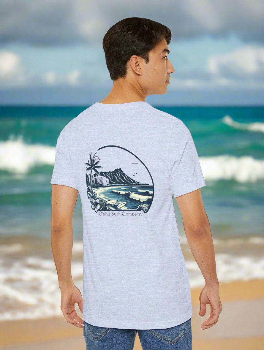 Vintage Waikiki Beach Honolulu Hawaii T-shirt - O'ahu Surf Company