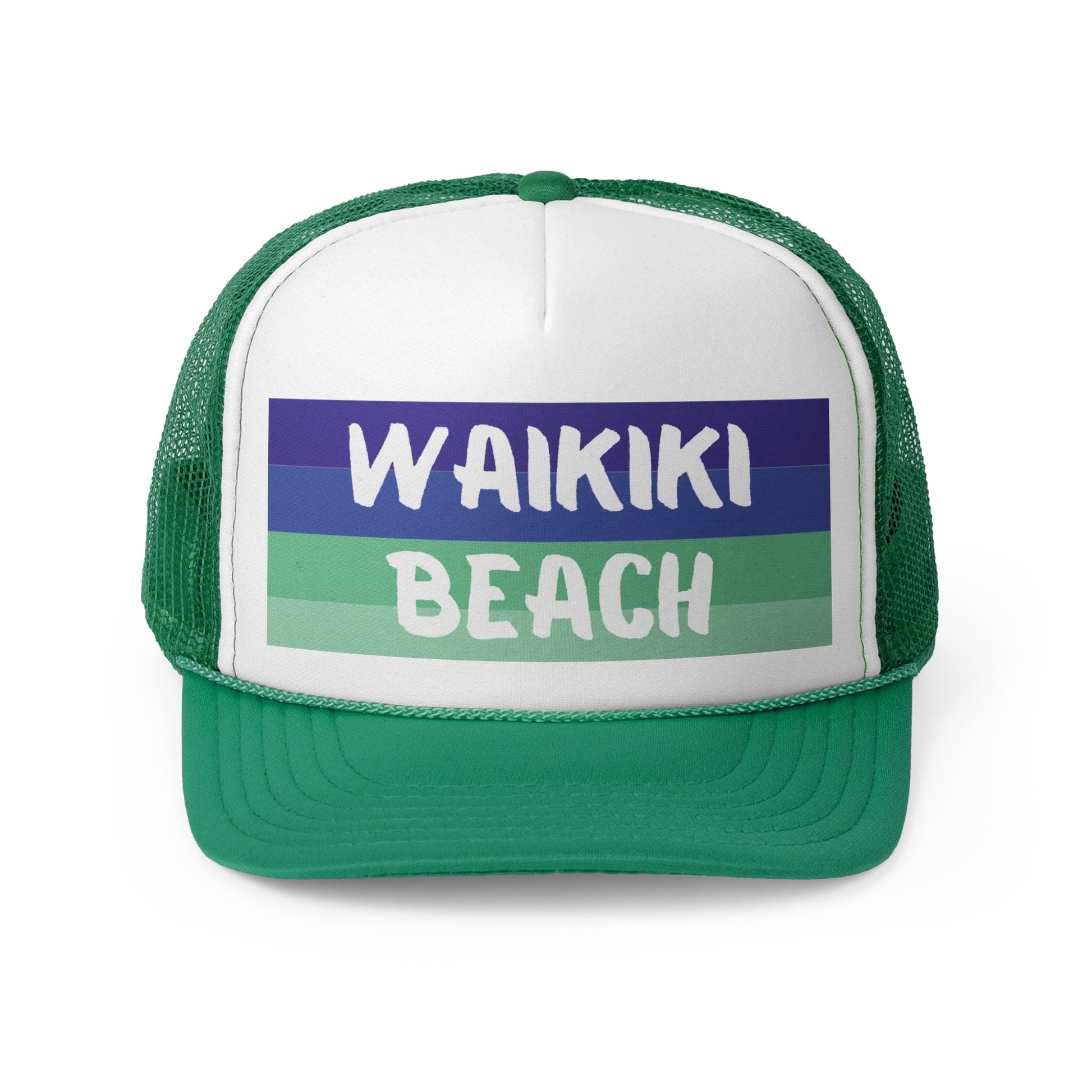 Waikiki Beach Hawaii Trucker Hat - O'ahu Surf Company