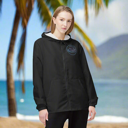 Windbreaker Jacket | O'ahu Surf Company Hawaii Front and Back Logo - O'ahu Surf Company