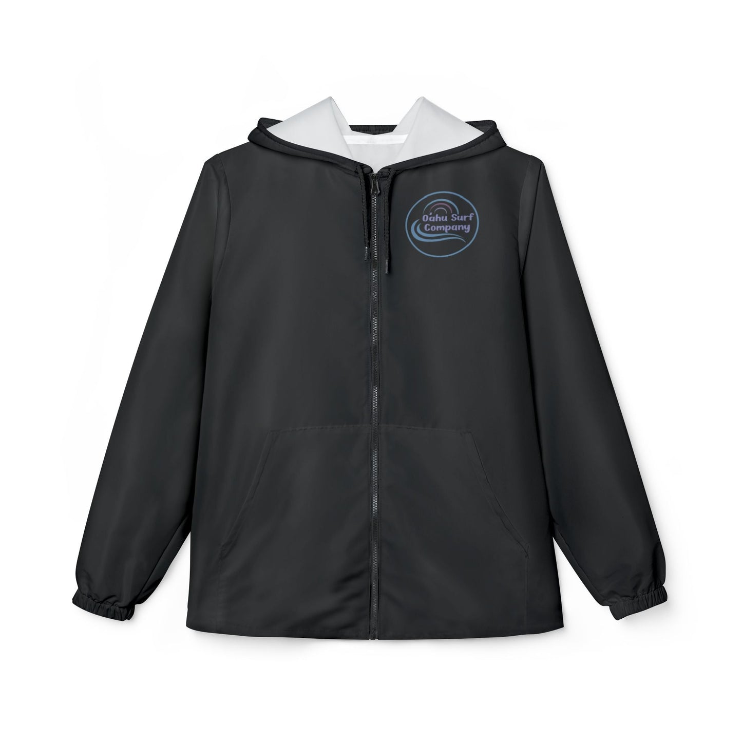 Windbreaker Jacket | O'ahu Surf Company Hawaii Front and Back Logo - O'ahu Surf Company