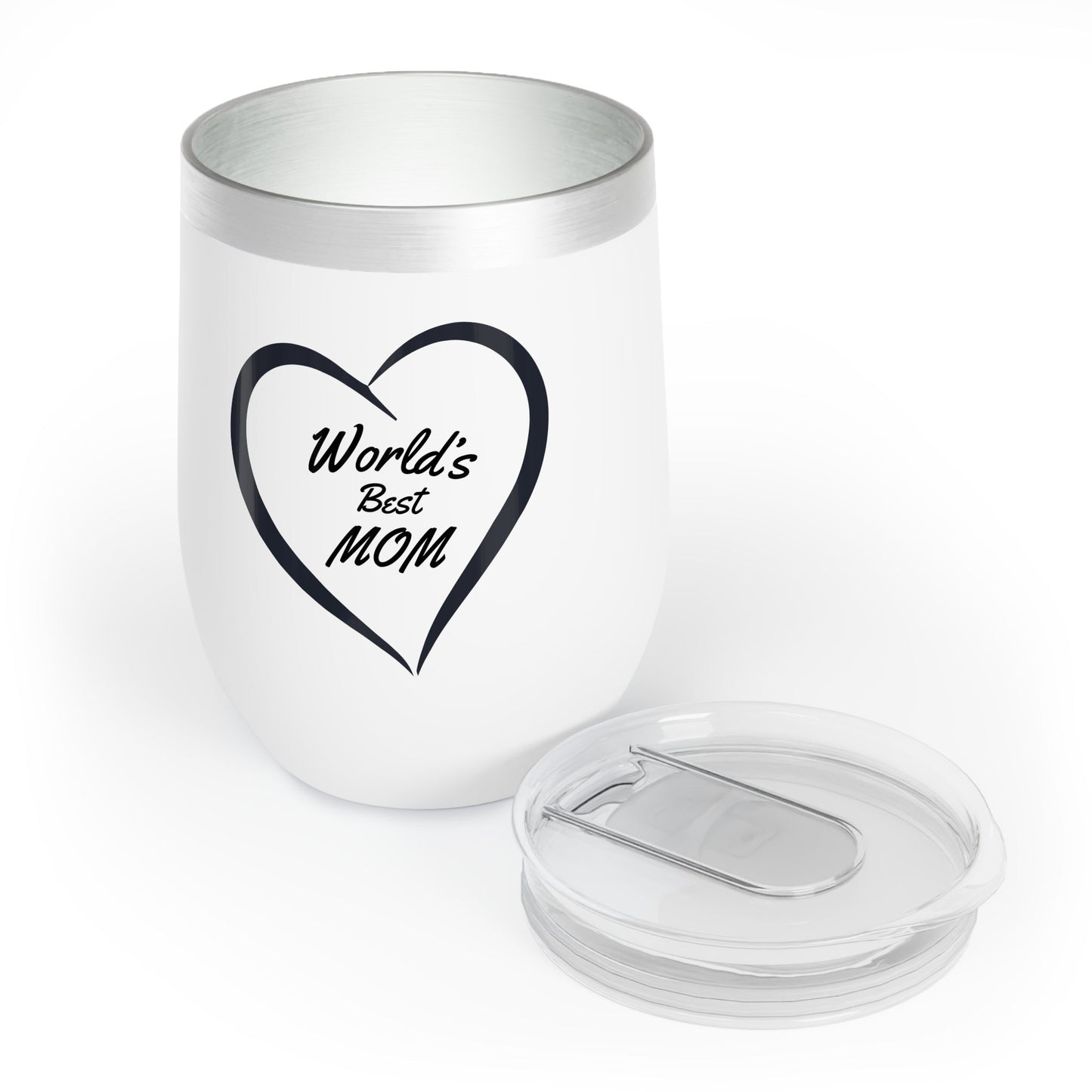 World's Best Mom Heart Wine Tumbler - O'ahu Surf Company