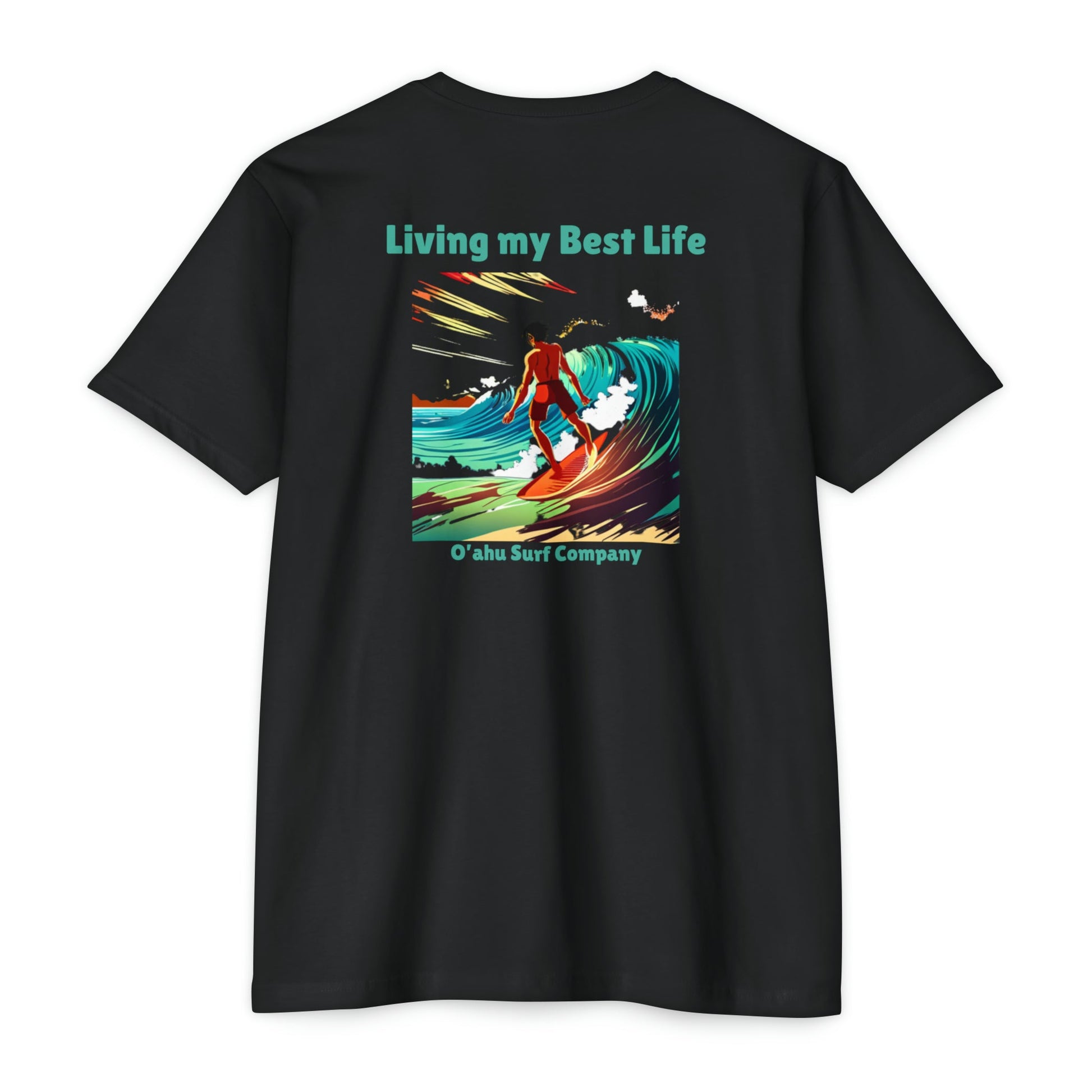 Living My Best Life Chasing Swells II T-shirt - O'ahu Surf Company