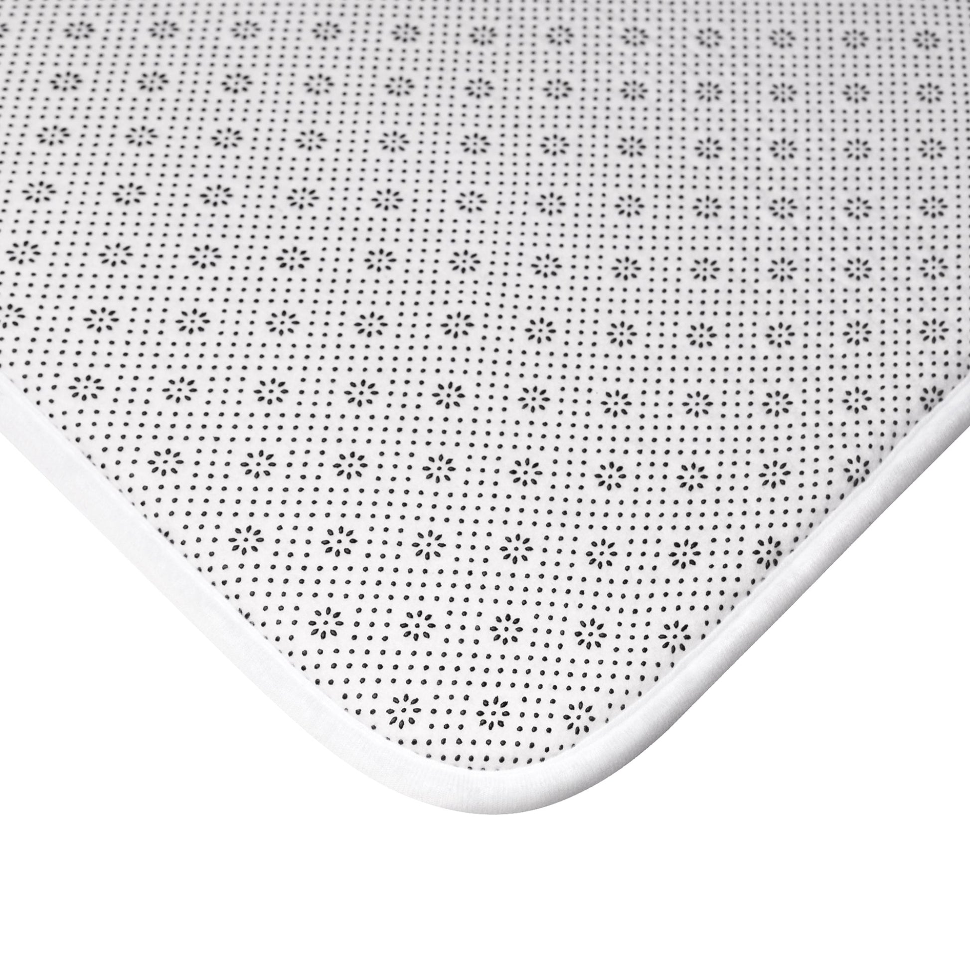 O'ahu Surf Company Aloha Bath Mat - Grey and White - O'ahu Surf Company