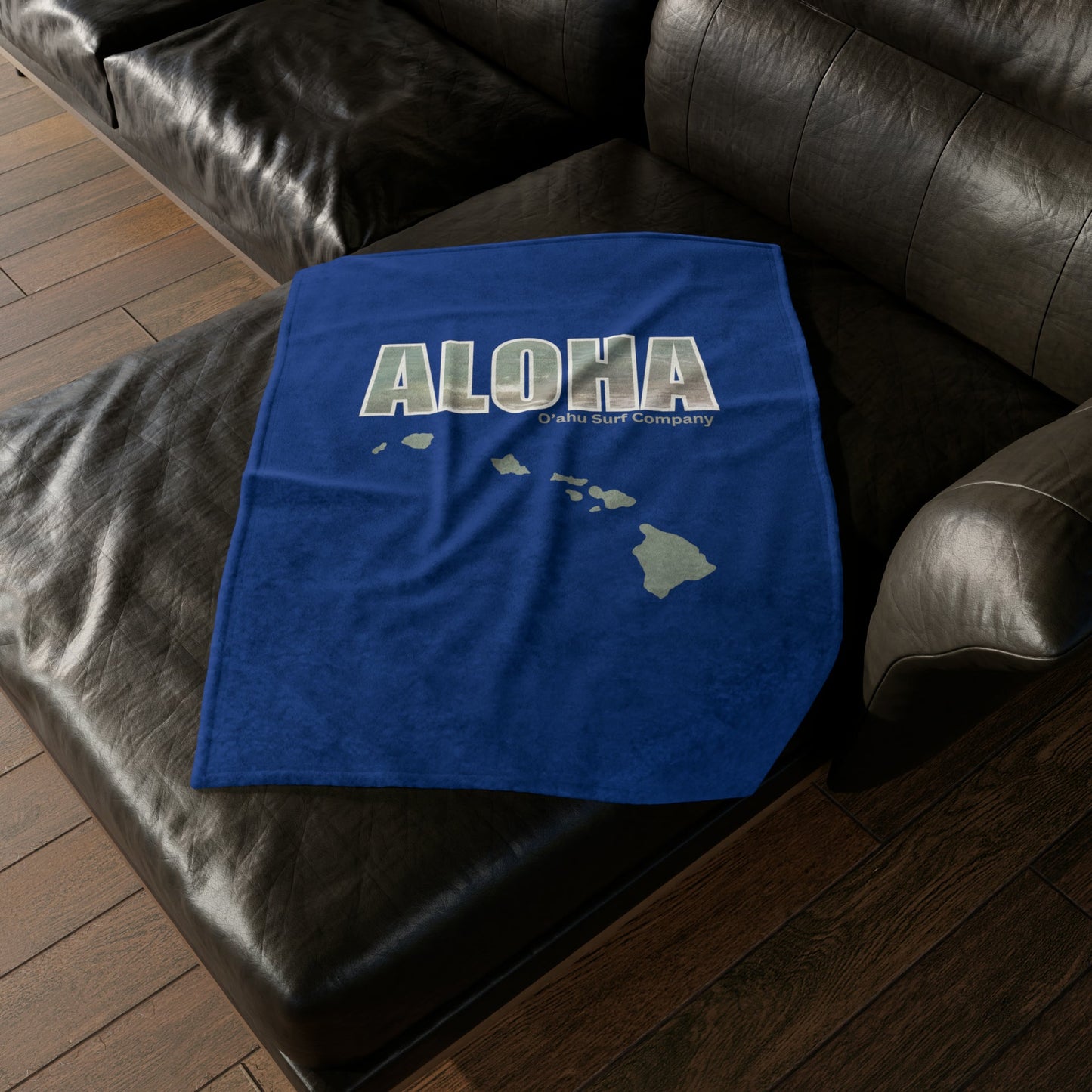 O'ahu Surf Company Aloha Hawaii Throw Blanket. These Oahu Hawaii island inspired blankets are irresistibly cozy and soft.