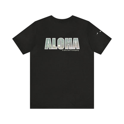 O'ahu Surf Company Aloha Hawaiian Islands T-shirt - Black Heather