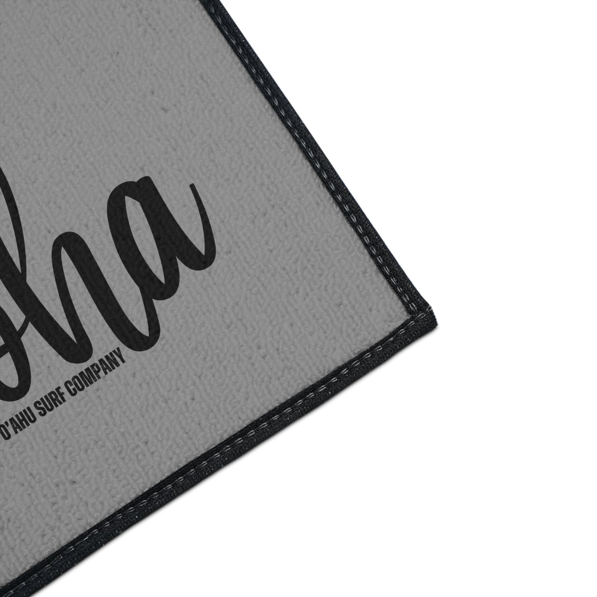 O'ahu Surf Company Aloha Heavy Duty Floor Mat - Grey - O'ahu Surf Company