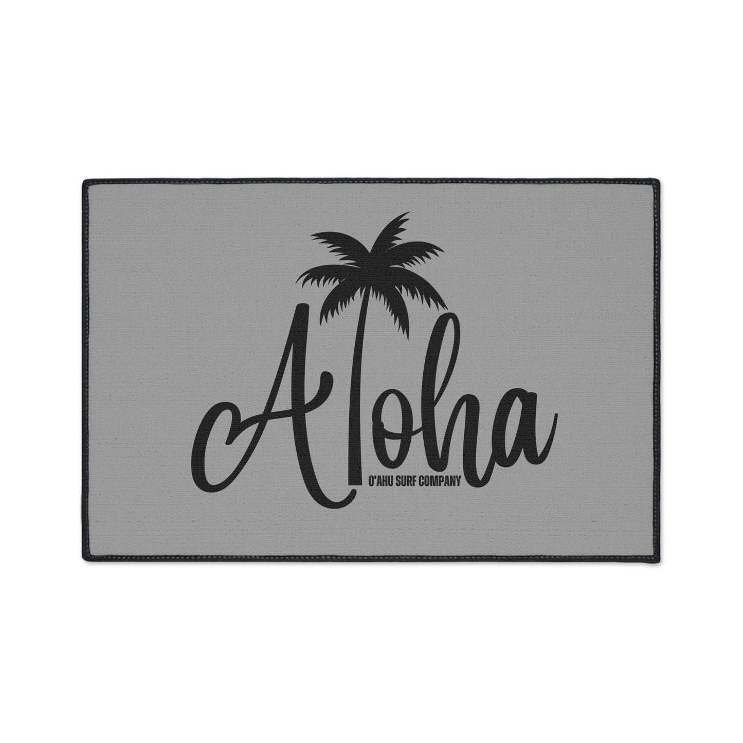 O'ahu Surf Company Aloha Heavy Duty Floor Mat - Grey - O'ahu Surf Company