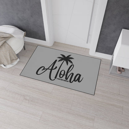 O'ahu Surf Company Aloha Heavy Duty Floor Mat - Grey - O'ahu Surf Company