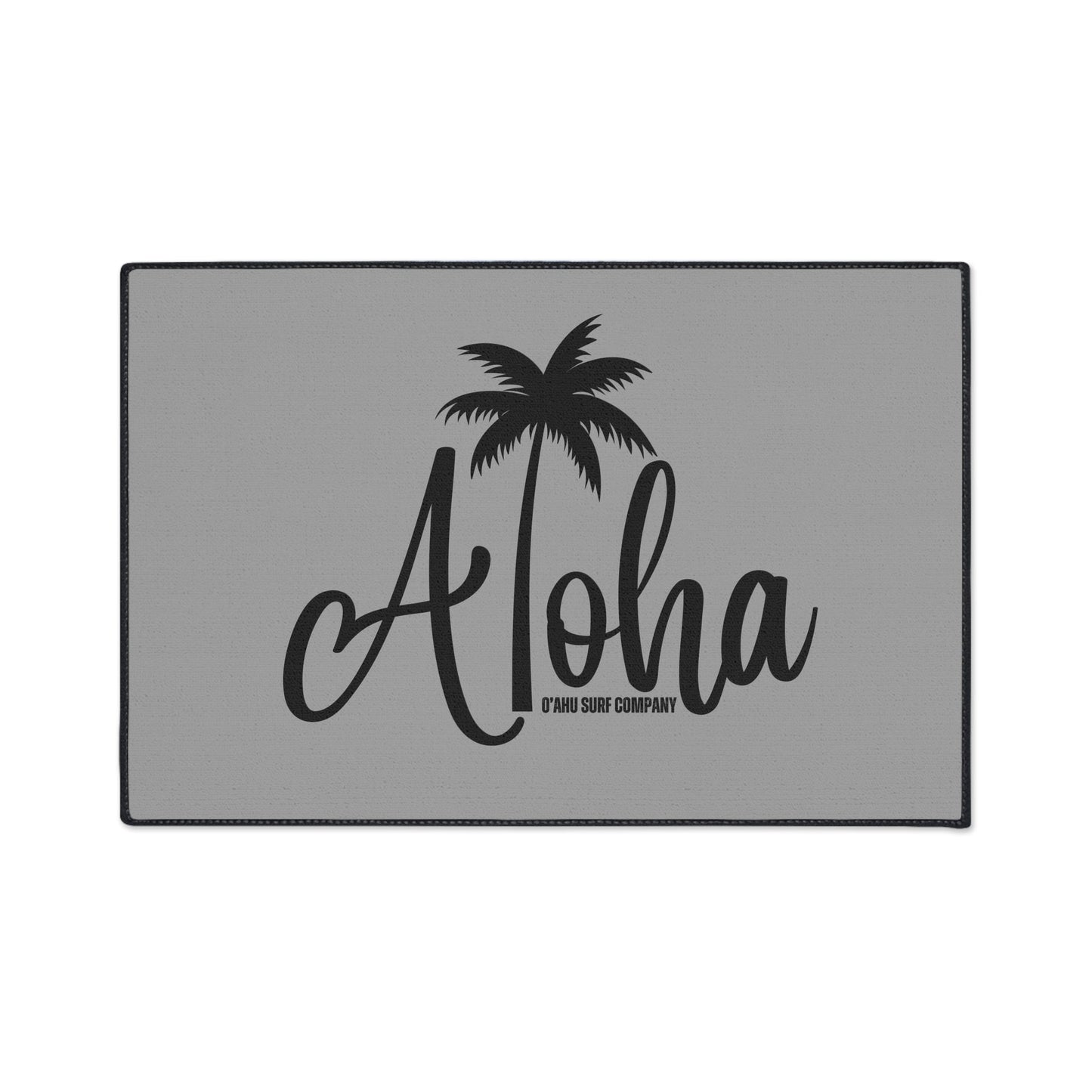 O'ahu Surf Company Aloha Heavy Duty Floor Mat - Grey - O'ahu Surf Company