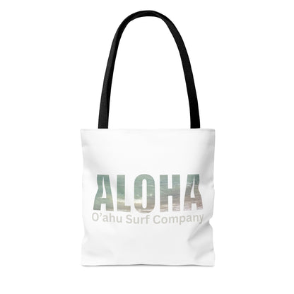 O'ahu Surf Company Aloha Tote Bag - White - O'ahu Surf Company