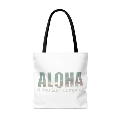 O'ahu Surf Company Aloha Tote Bag - White - O'ahu Surf Company