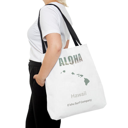 O'ahu Surf Company Aloha Tote Bag - White - O'ahu Surf Company