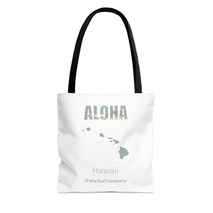 O'ahu Surf Company Aloha Tote Bag - White - O'ahu Surf Company