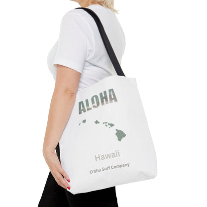 O'ahu Surf Company Aloha Tote Bag - White - O'ahu Surf Company