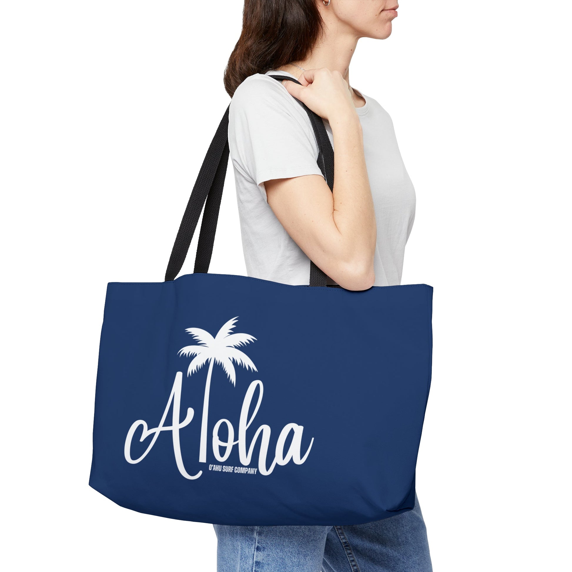 O'ahu Surf Company Aloha Weekender Tote Bag - Blue - O'ahu Surf Company