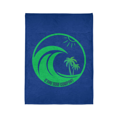 O'ahu Surf Company Blue Wave Throw Blanket. These island inspired surf themed blankets are irresistibly cozy and soft.