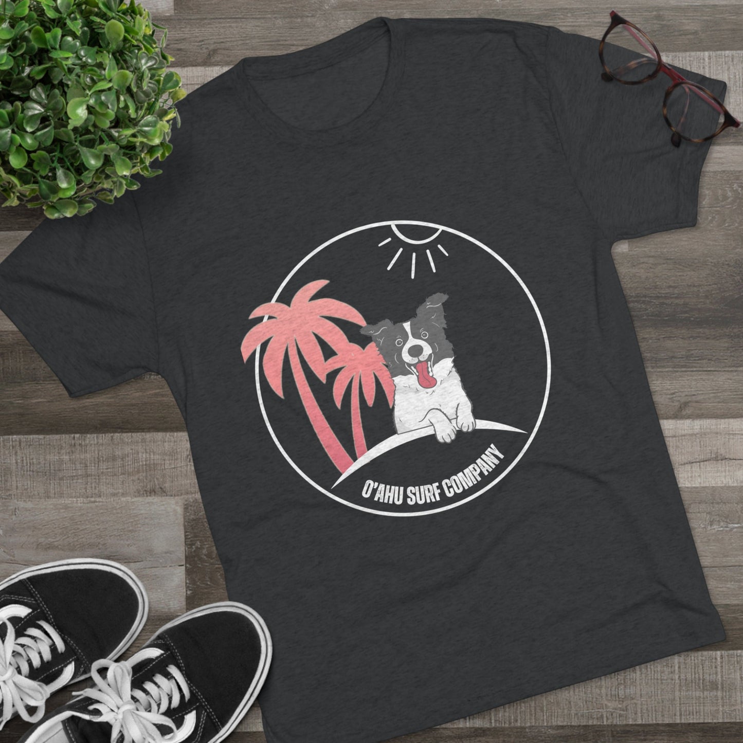 O'ahu Surf Company Border Collie T-shirt - O'ahu Surf Company