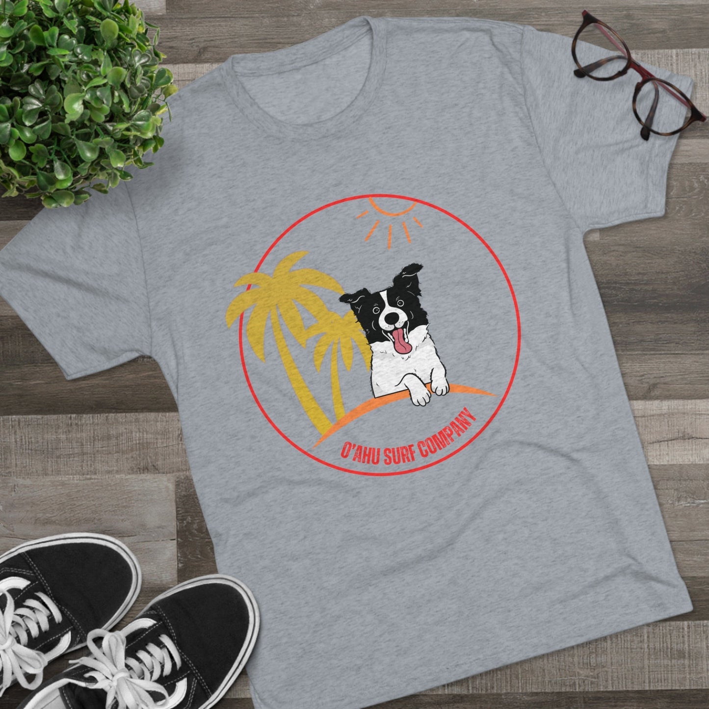 O'ahu Surf Company Border Collie T-shirt - O'ahu Surf Company