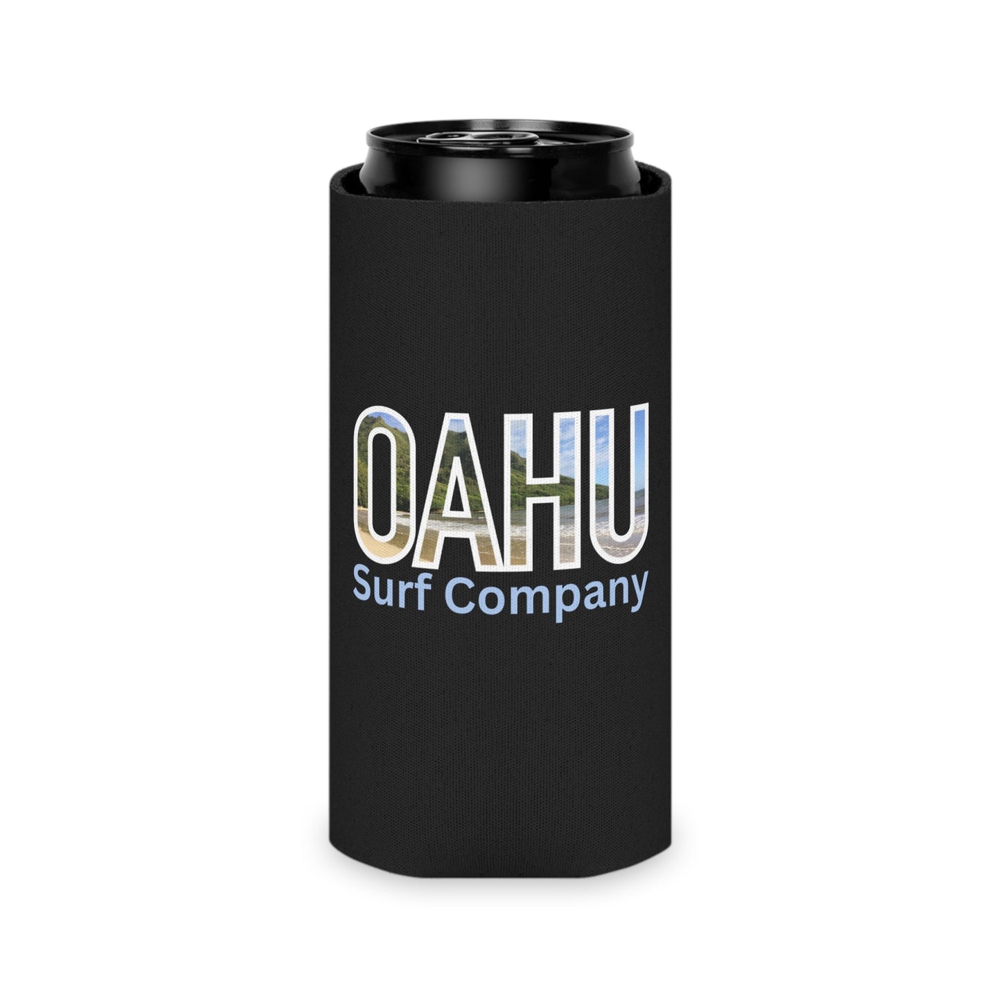 O'ahu Surf Company Can Koozie - Black - O'ahu Surf Company