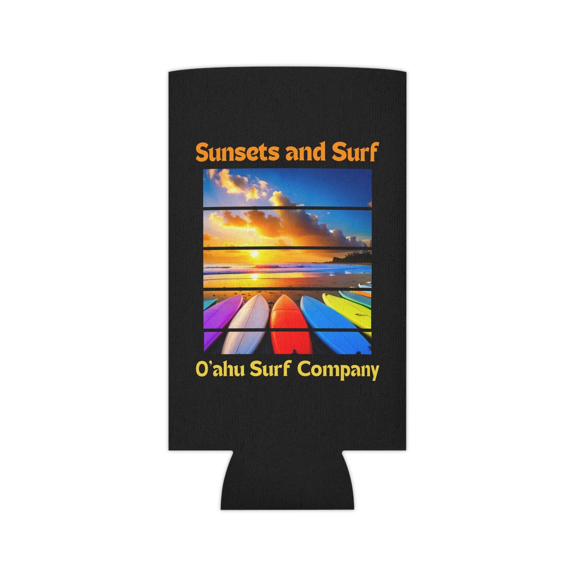 O'ahu Surf Company Can Koozie - Black - O'ahu Surf Company