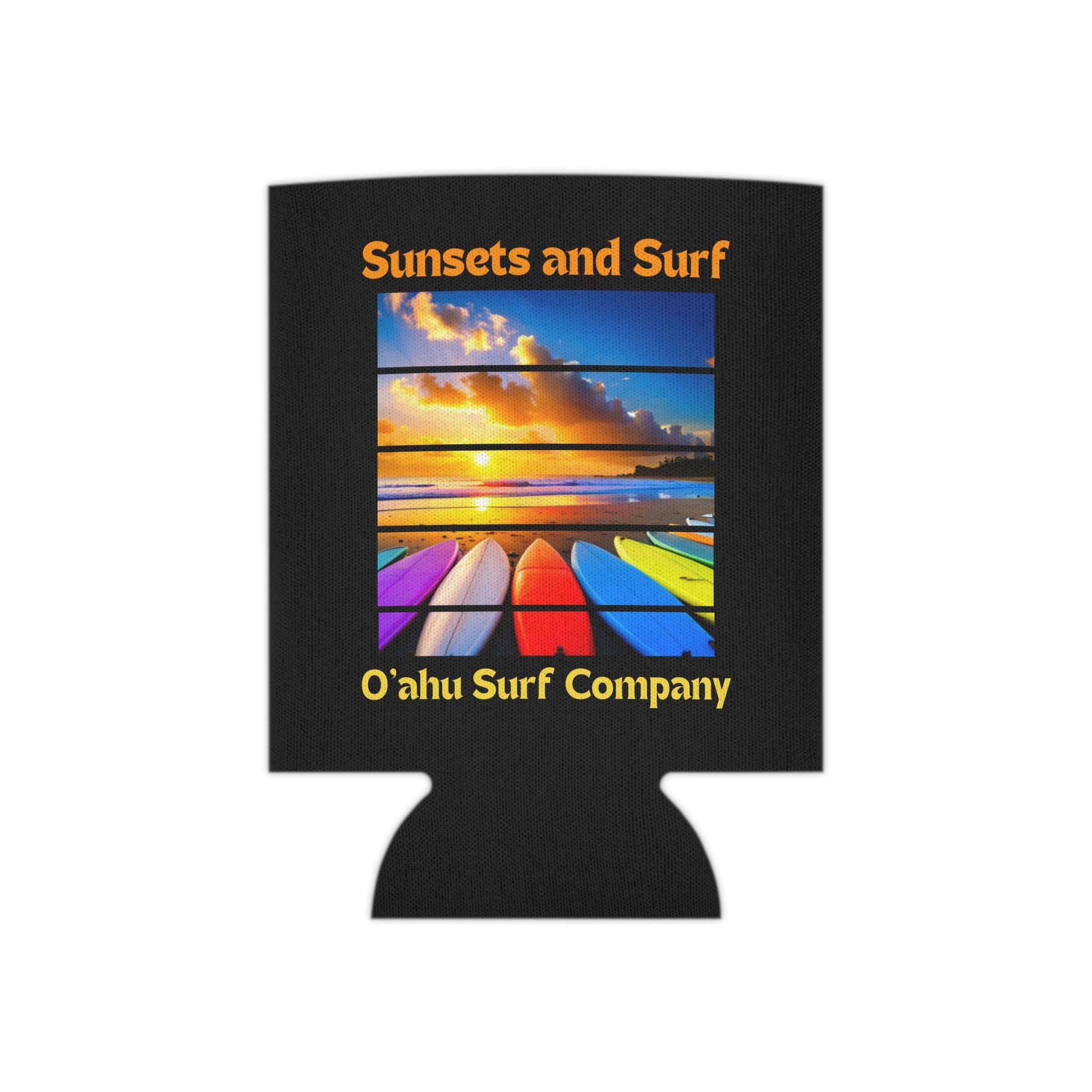 O'ahu Surf Company Can Koozie - Black - O'ahu Surf Company