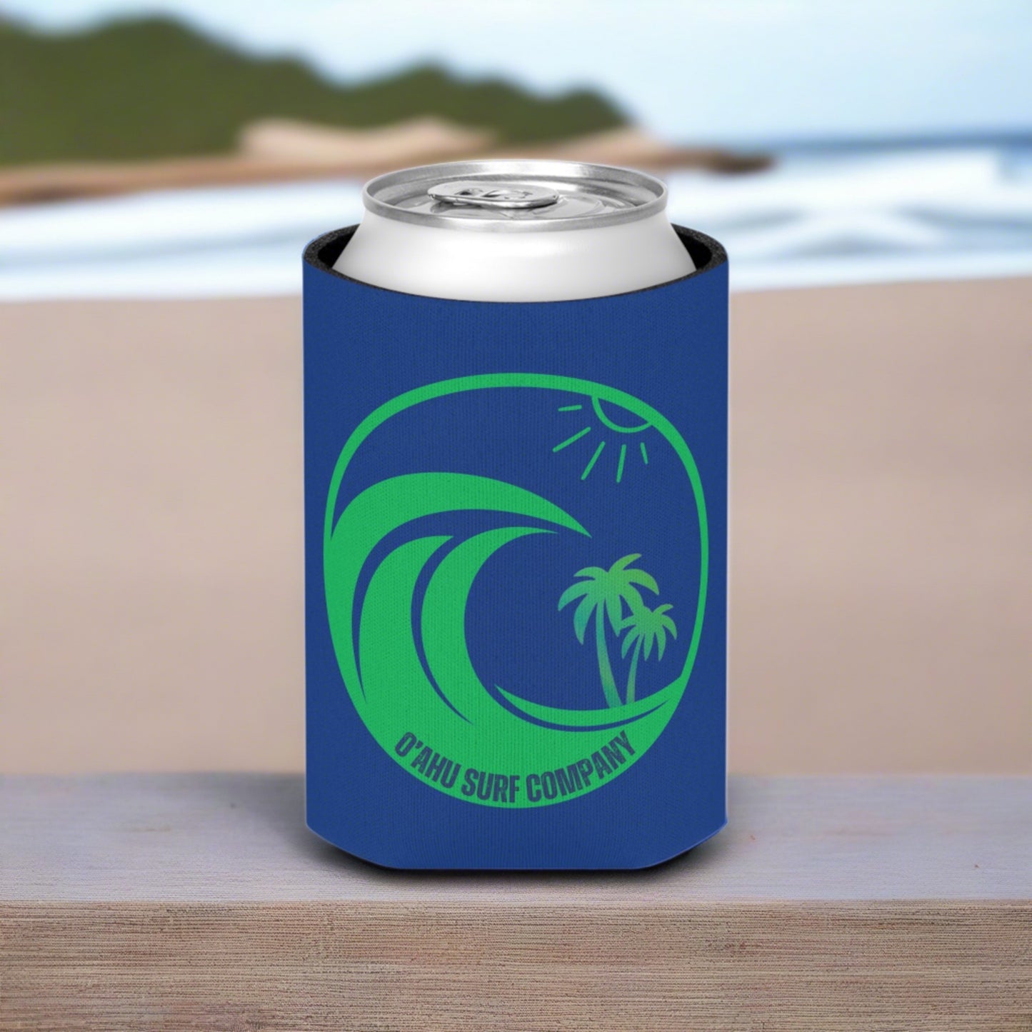 O'ahu Surf Company Can Koozie - Blue - O'ahu Surf Company - Can Cooler