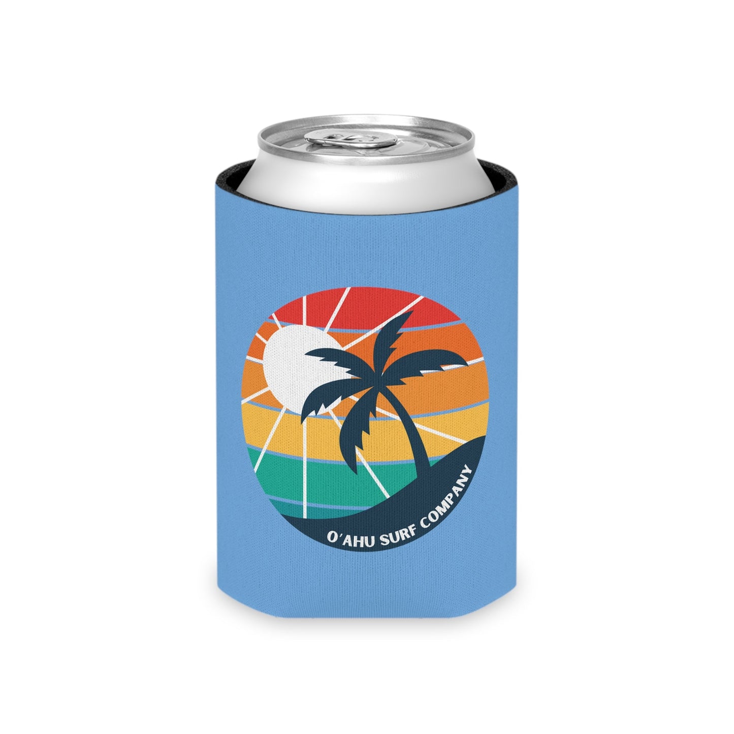 O'ahu Surf Company Can Koozie - Light Blue - O'ahu Surf Company