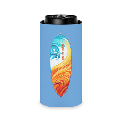 O'ahu Surf Company Can Koozie - Light Blue - O'ahu Surf Company