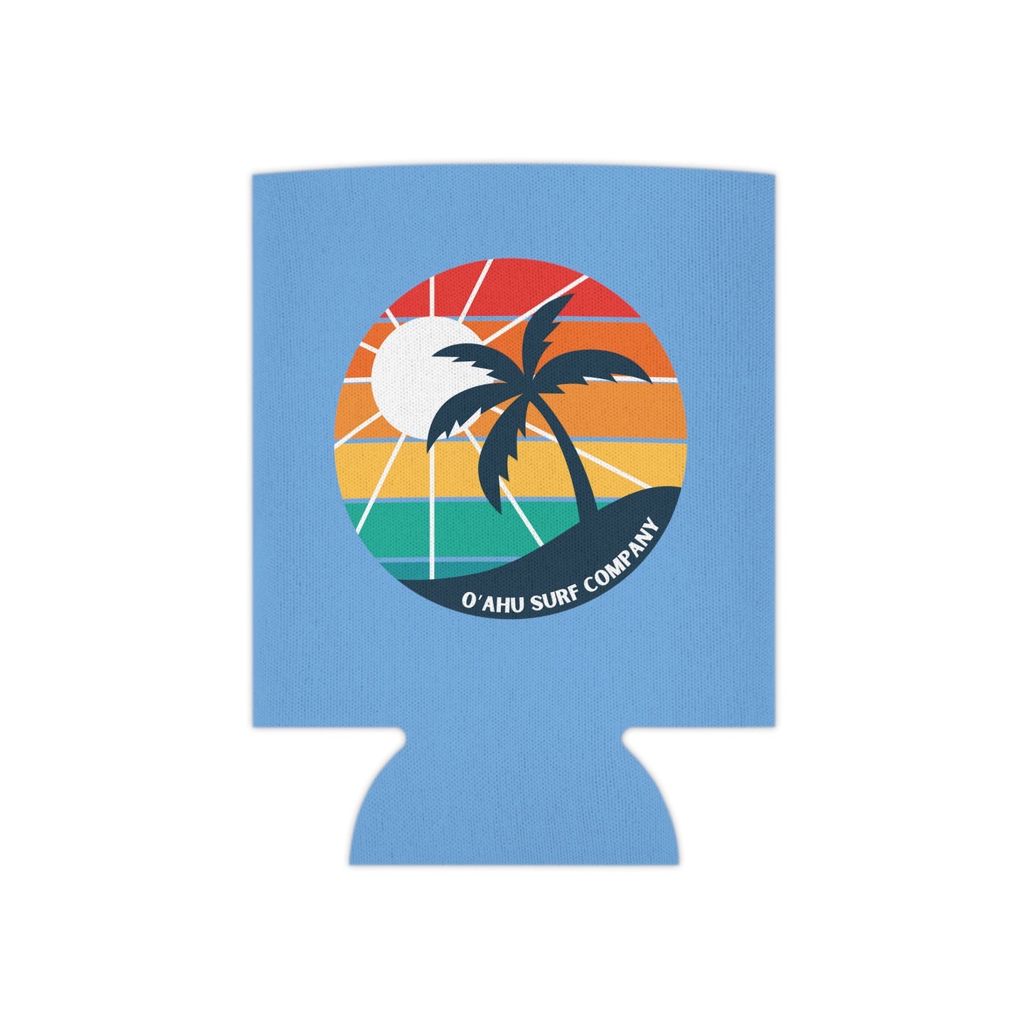 O'ahu Surf Company Can Koozie - Light Blue - O'ahu Surf Company