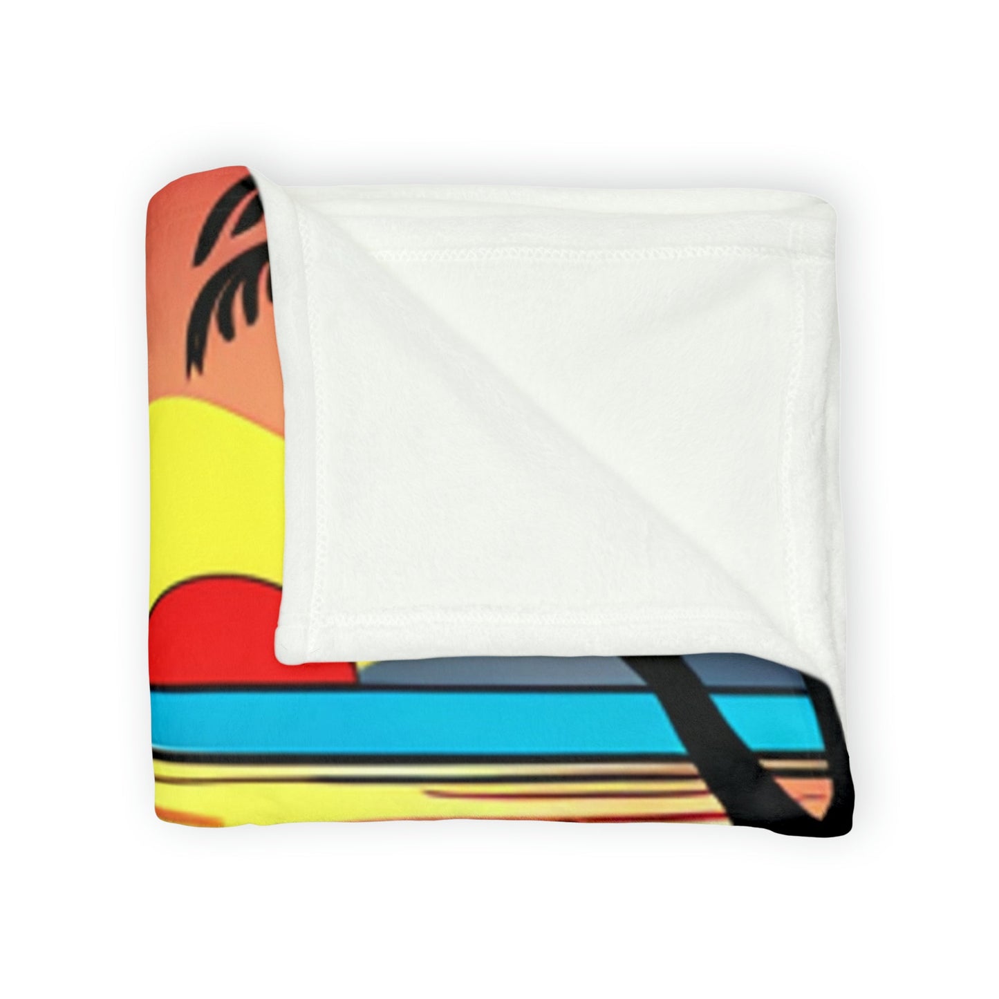 O'ahu Surf Company Canoe Blanket. Hawaii island canoe ocean paddler throw blanket. Super soft cozy throw blanket.