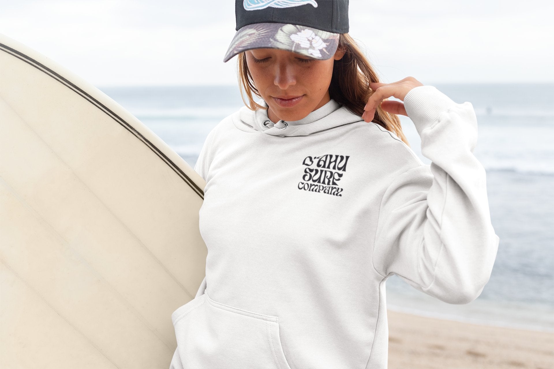 O'ahu Surf Company Catch the Wave Hooded Sweatshirt - O'ahu Surf Company