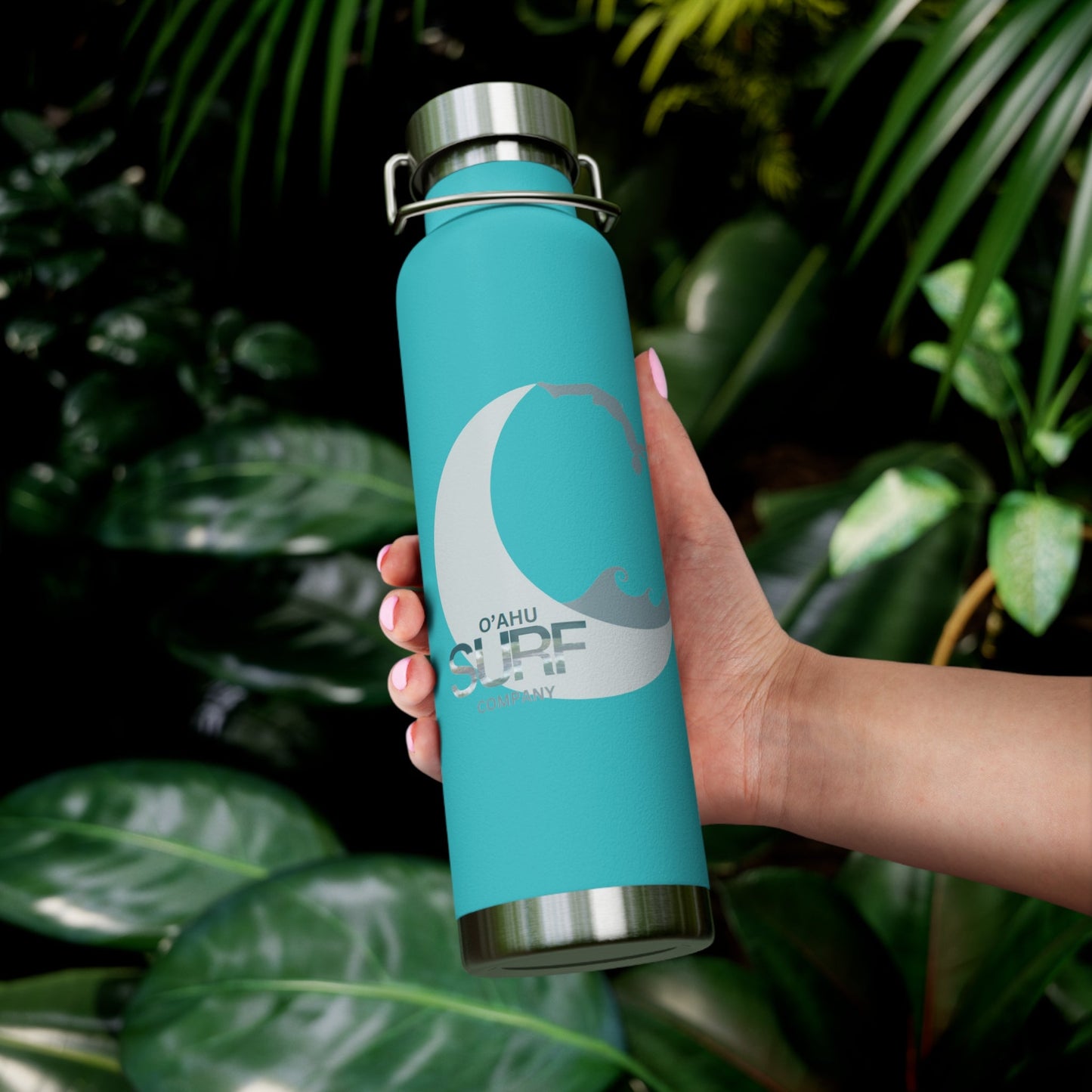 O'ahu Surf Company Copper Vacuum Insulated Bottle, 22oz - O'ahu Surf Company