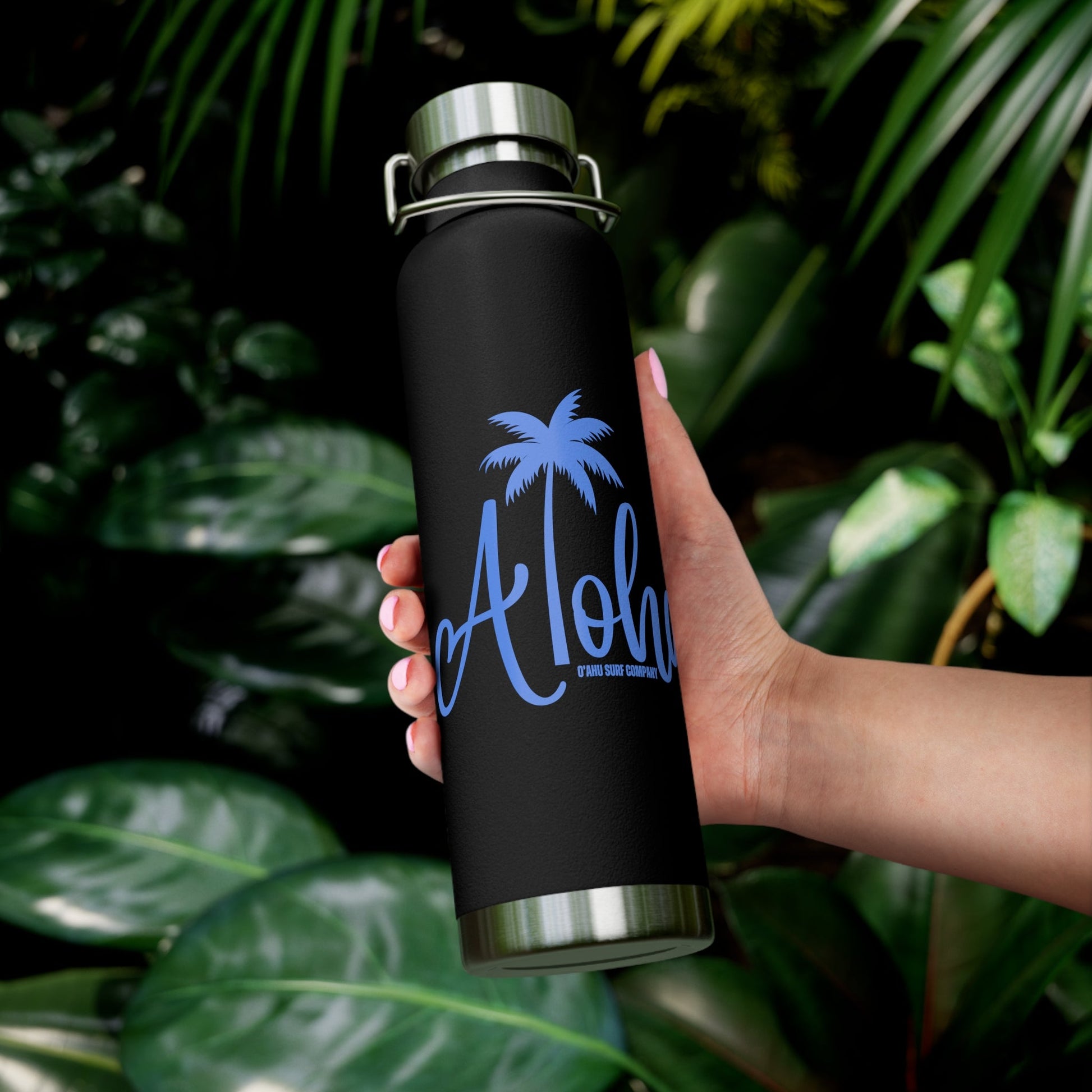 O'ahu Surf Company Copper Vacuum Insulated Bottle, 22oz - O'ahu Surf Company