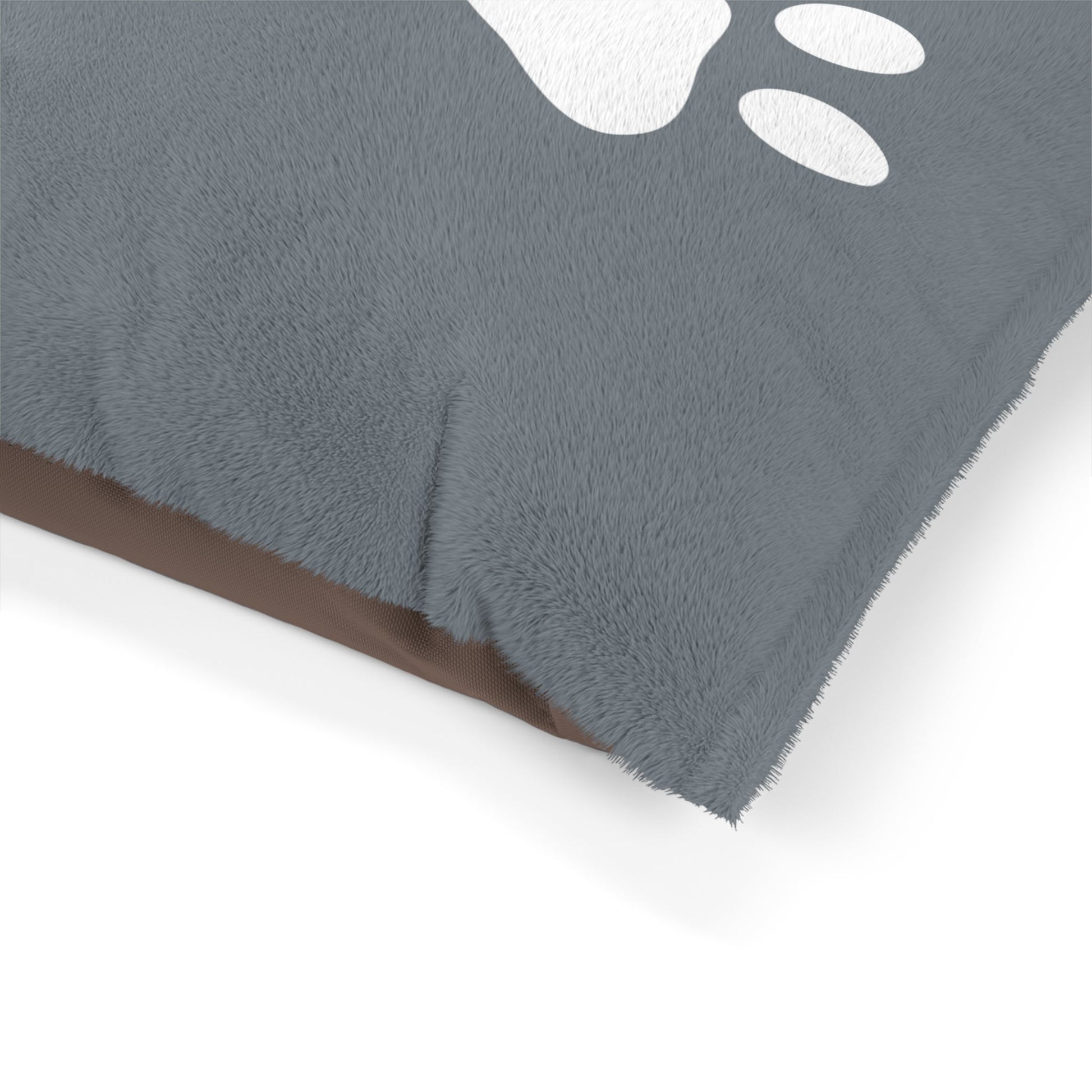 O'ahu Surf Company Grey and White Paw Print Pet Bed - O'ahu Surf Company