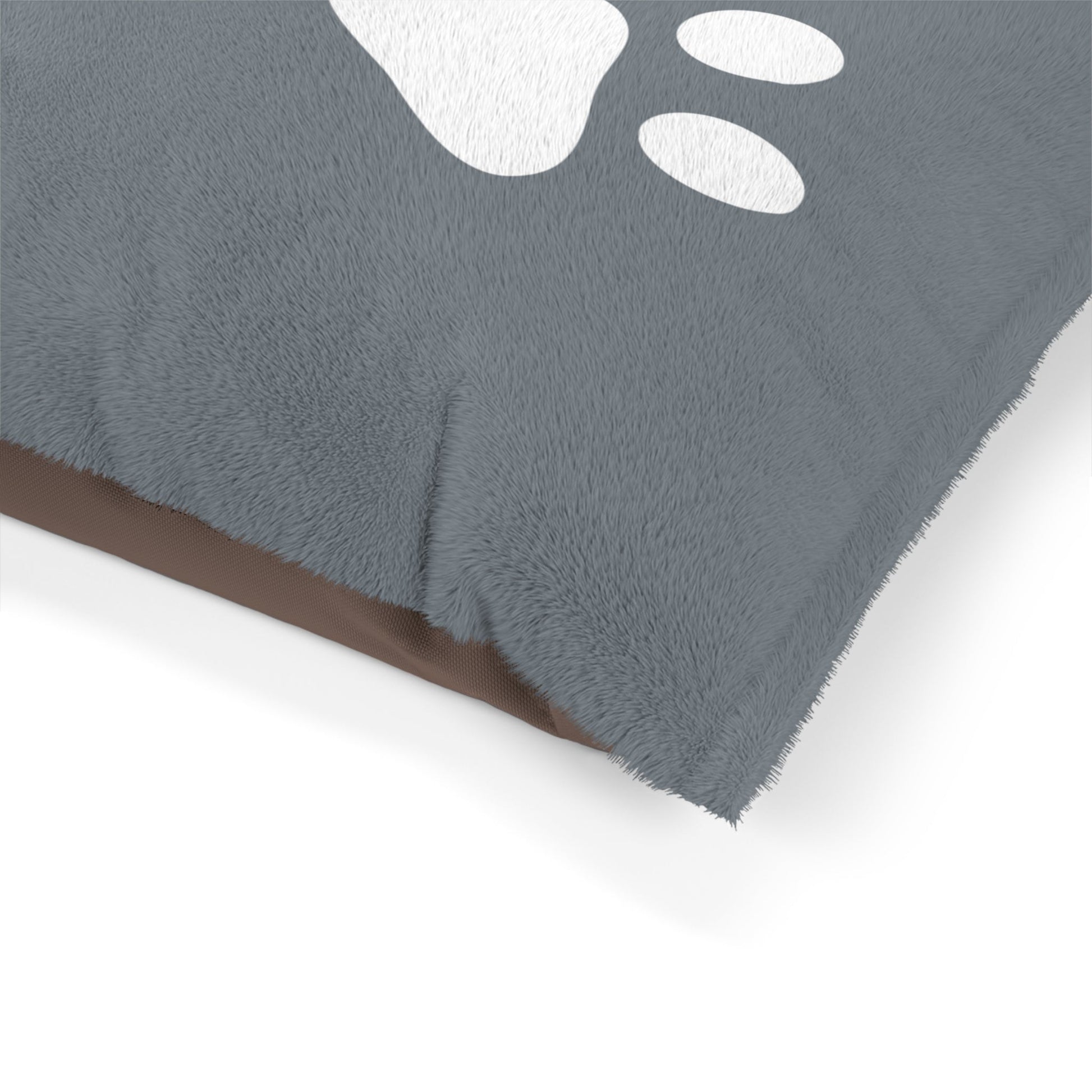 O'ahu Surf Company Grey and White Paw Print Pet Bed - O'ahu Surf Company