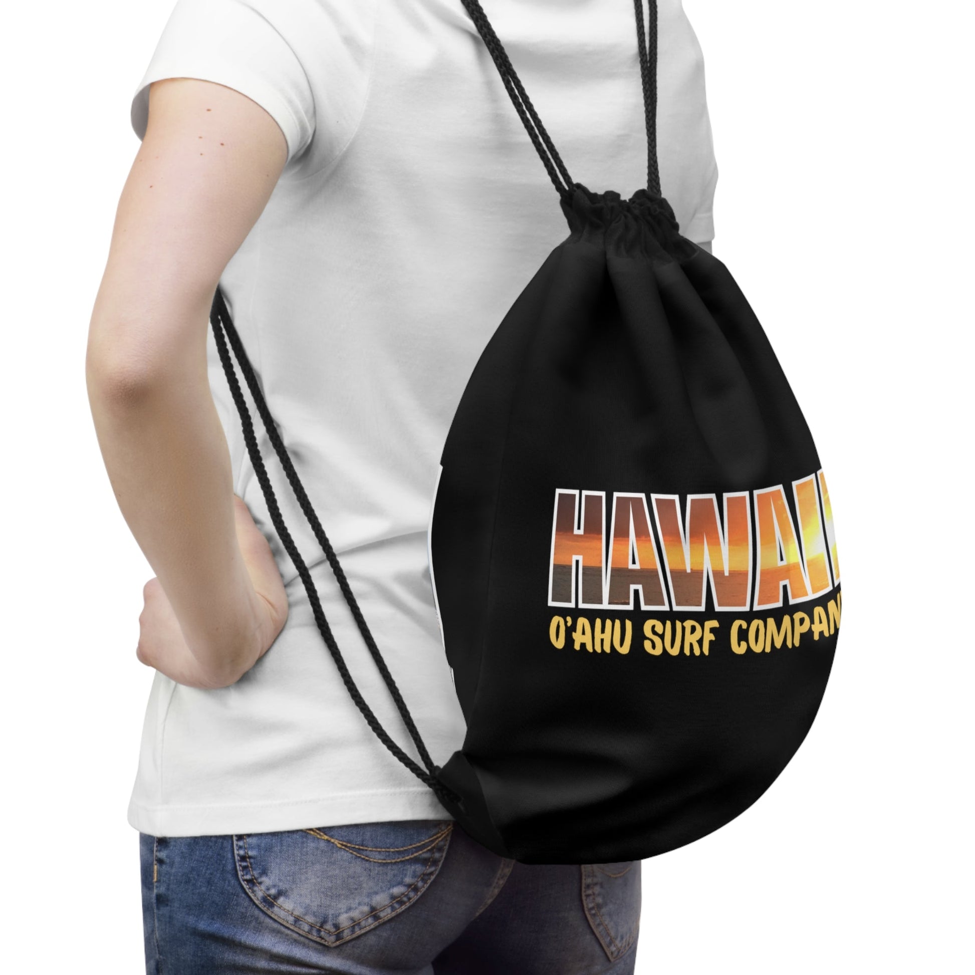 O'ahu Surf Company Hawai'i Drawstring Bag - O'ahu Surf Company