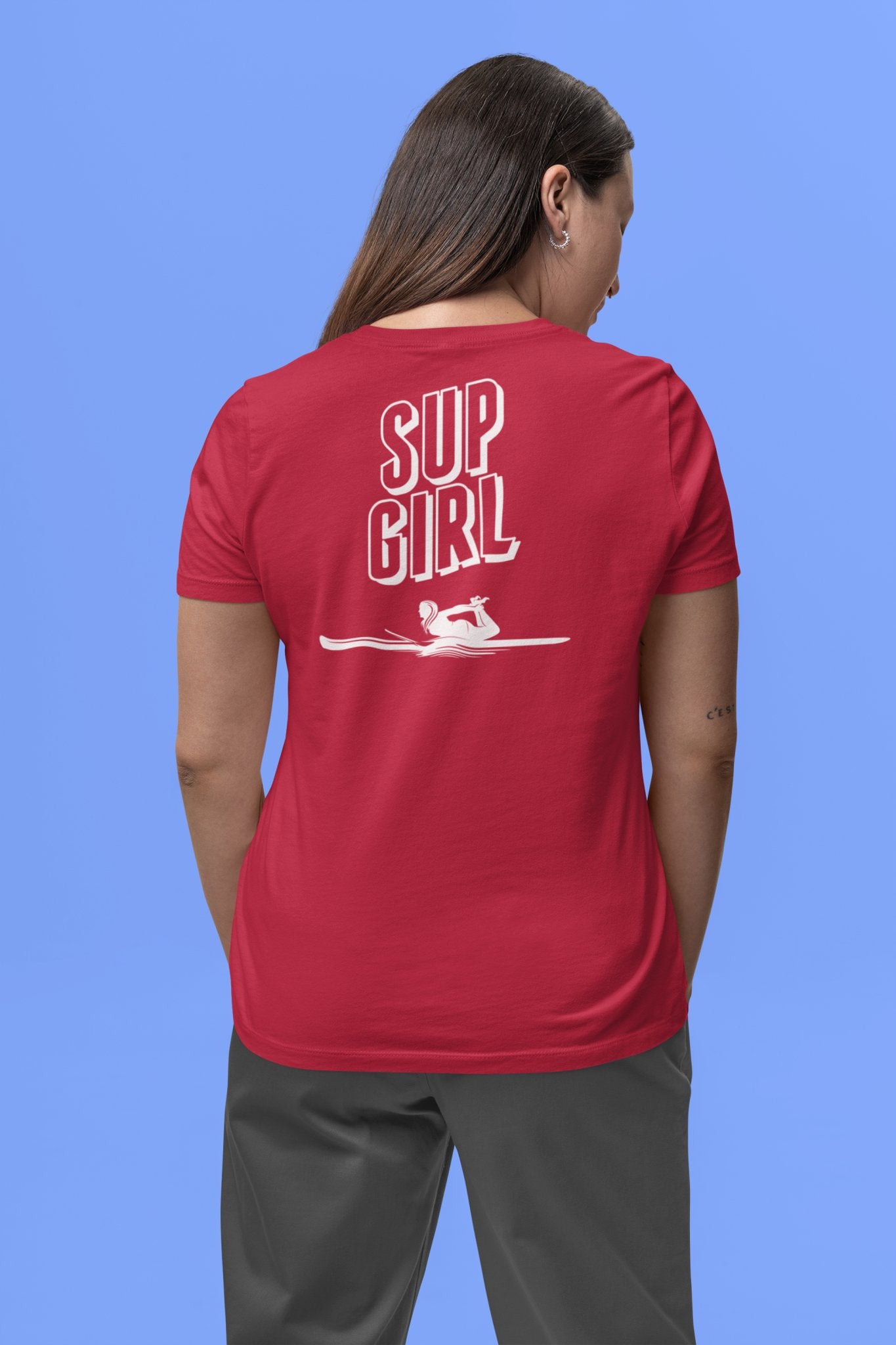 Oahu Surf Company Hawaii SUP Girl T-shirt - O'ahu Surf Company