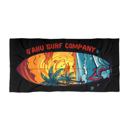 O'ahu Surf Company Hawaii Surfboard Beach Towel - O'ahu Surf Company