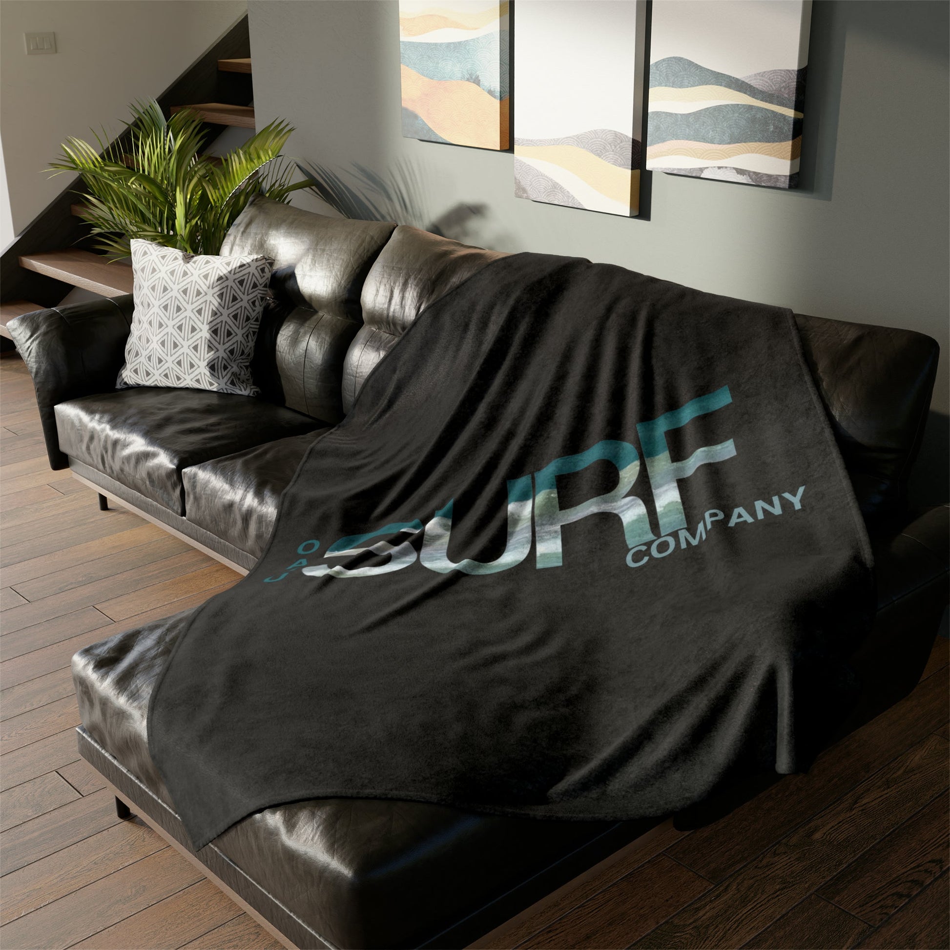 O'ahu Surf Company Hawaii Surfer Throw Blanket - O'ahu Surf Company