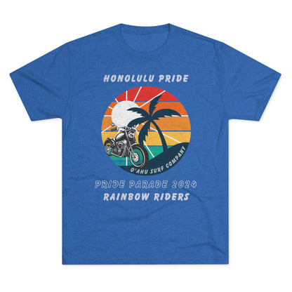 Oahu Surf Company Honolulu Pride Rainbow Riders T-shirt - O'ahu Surf Company