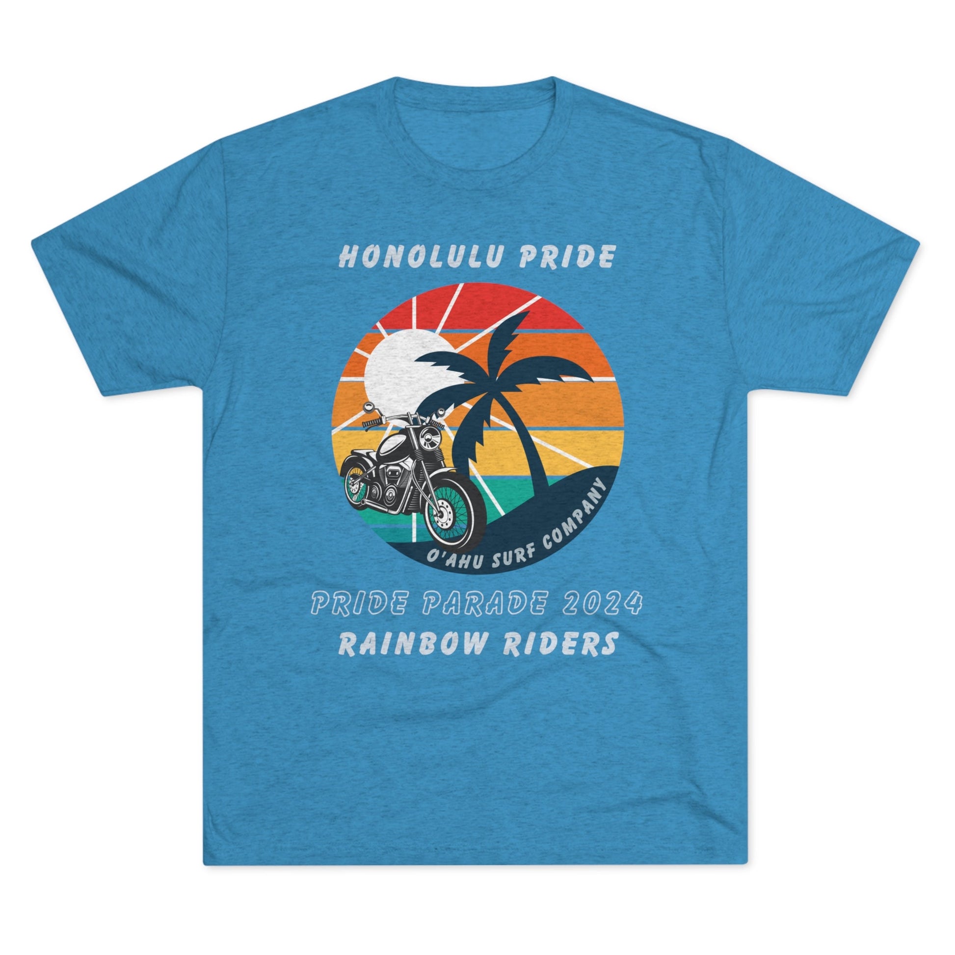 Oahu Surf Company Honolulu Pride Rainbow Riders T-shirt - O'ahu Surf Company