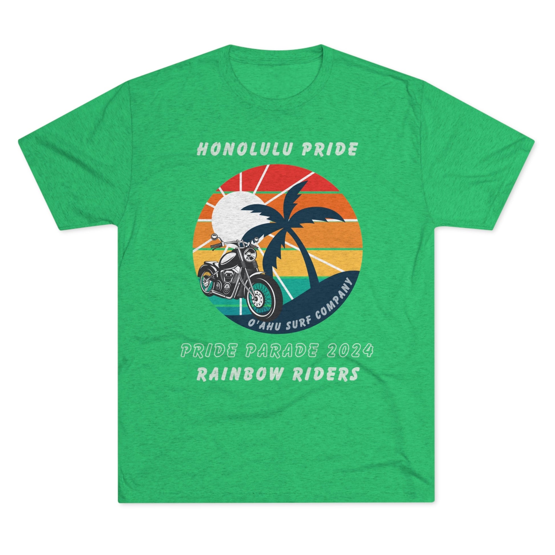 Oahu Surf Company Honolulu Pride Rainbow Riders T-shirt - O'ahu Surf Company