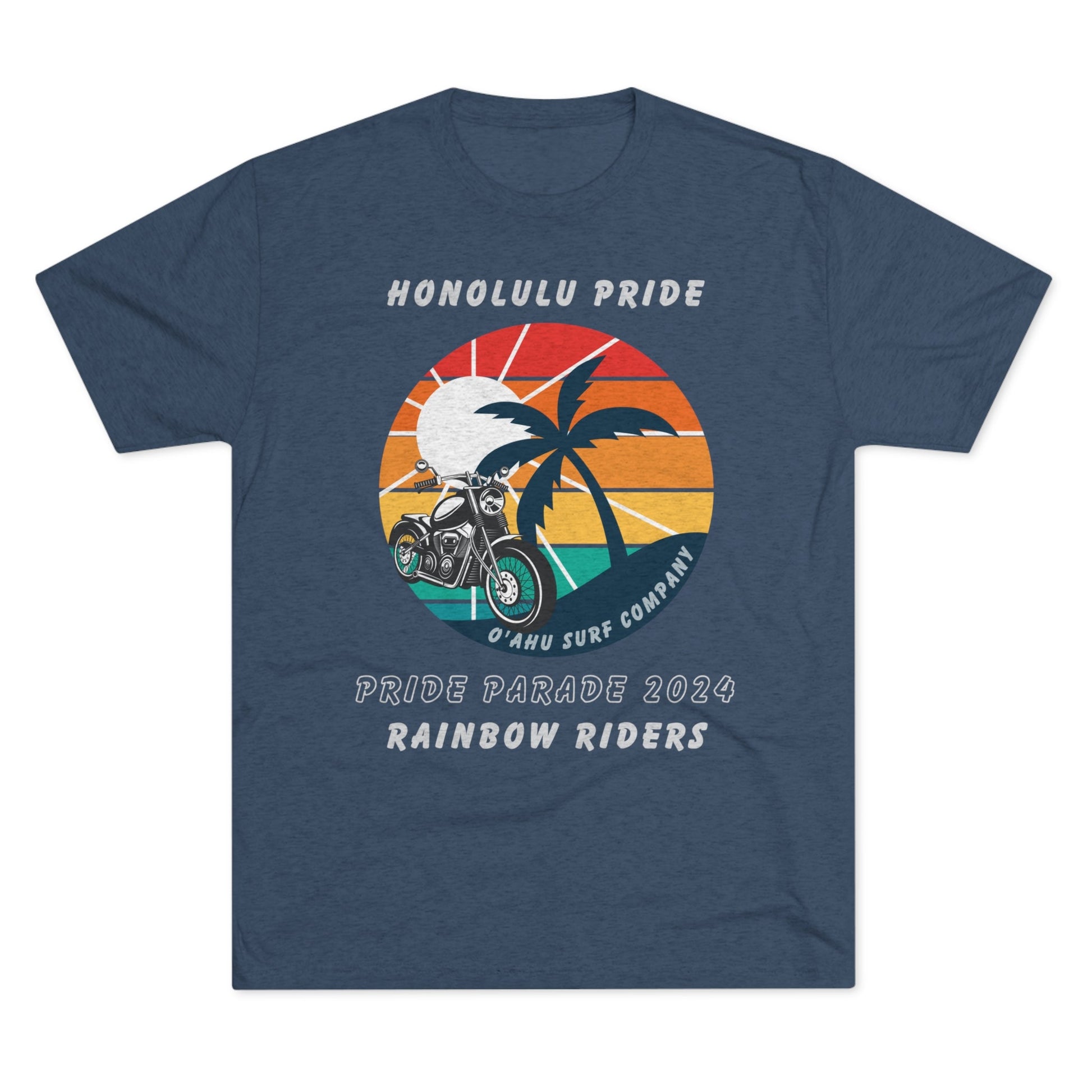 Oahu Surf Company Honolulu Pride Rainbow Riders T-shirt - O'ahu Surf Company