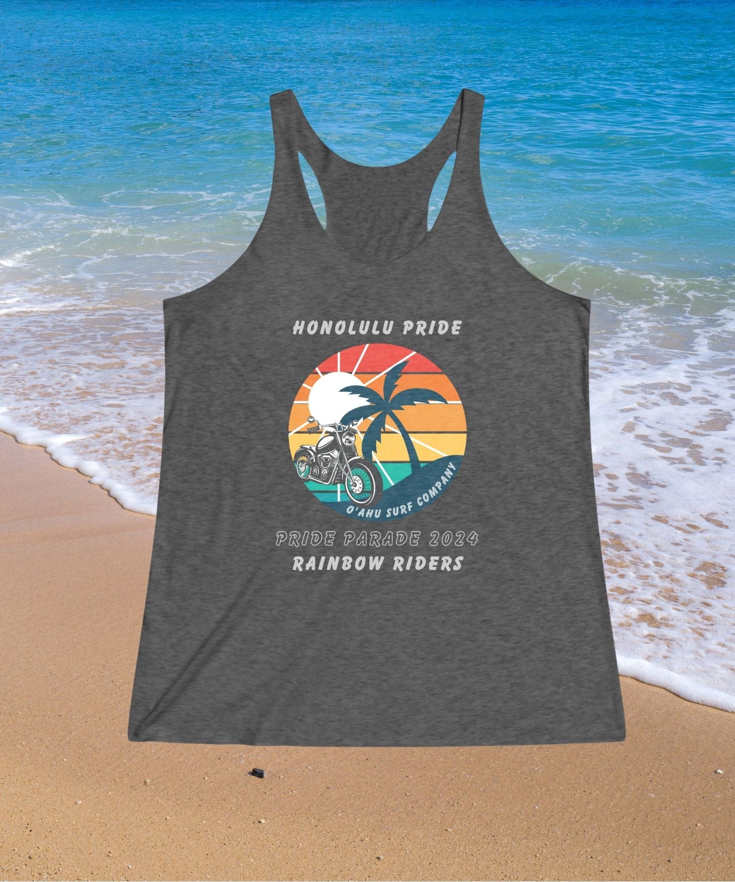 O'ahu Surf Company Honolulu Pride Rainbow Riders Women's Tank - O'ahu Surf Company